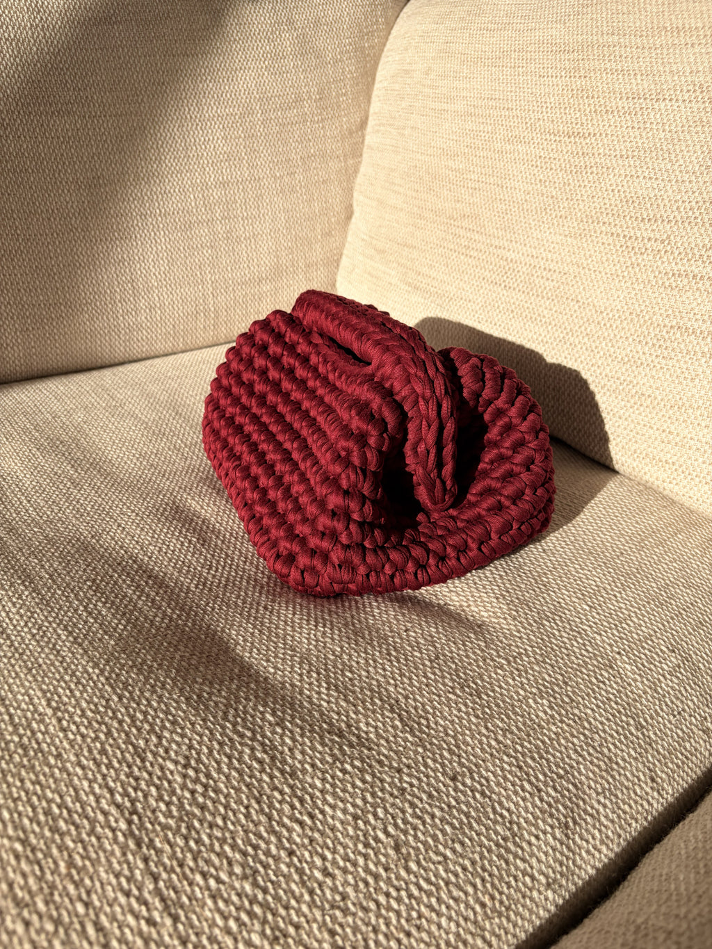The Koda Clutch - Dark Red
