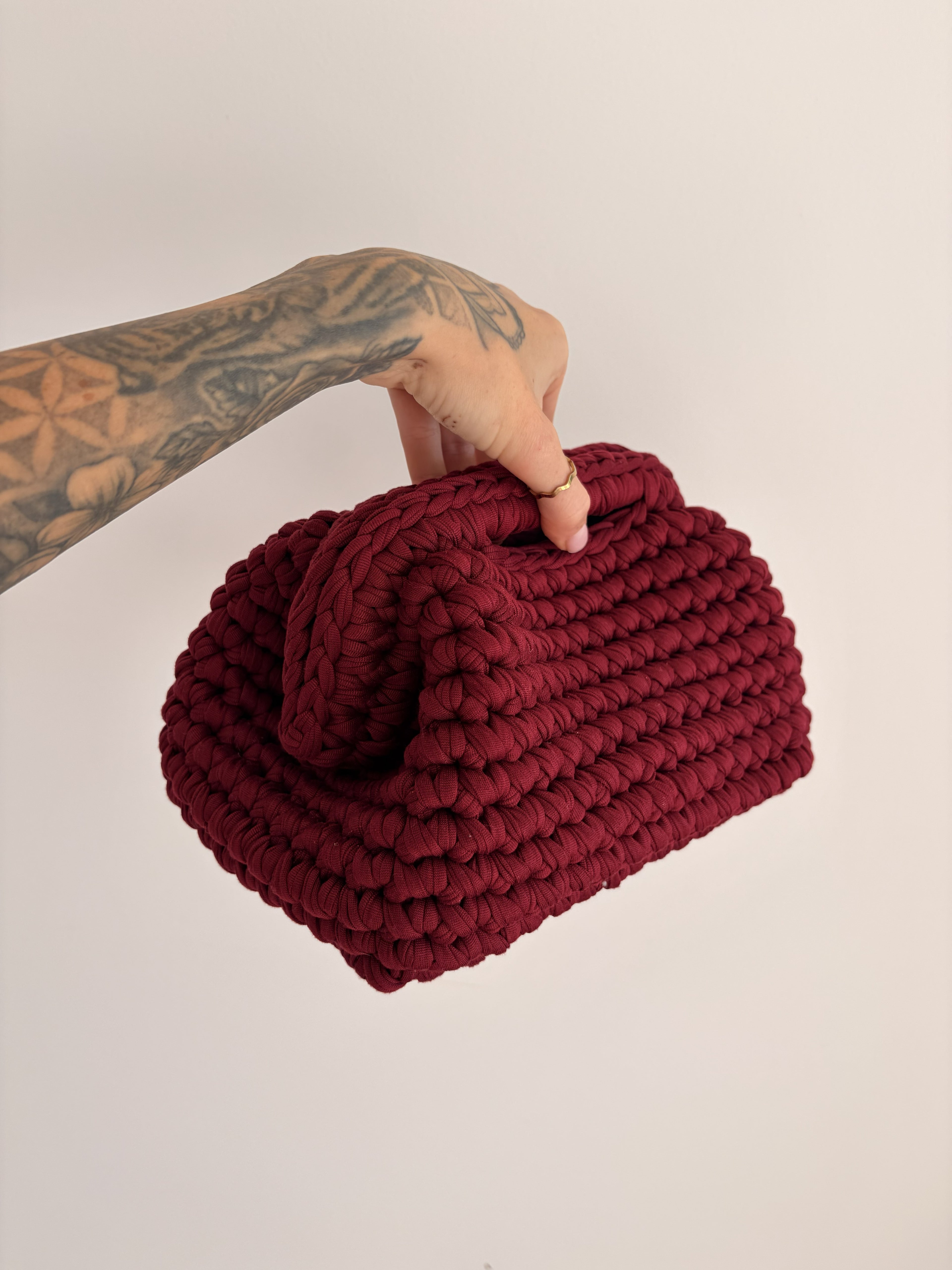 The Koda Clutch - Dark Red