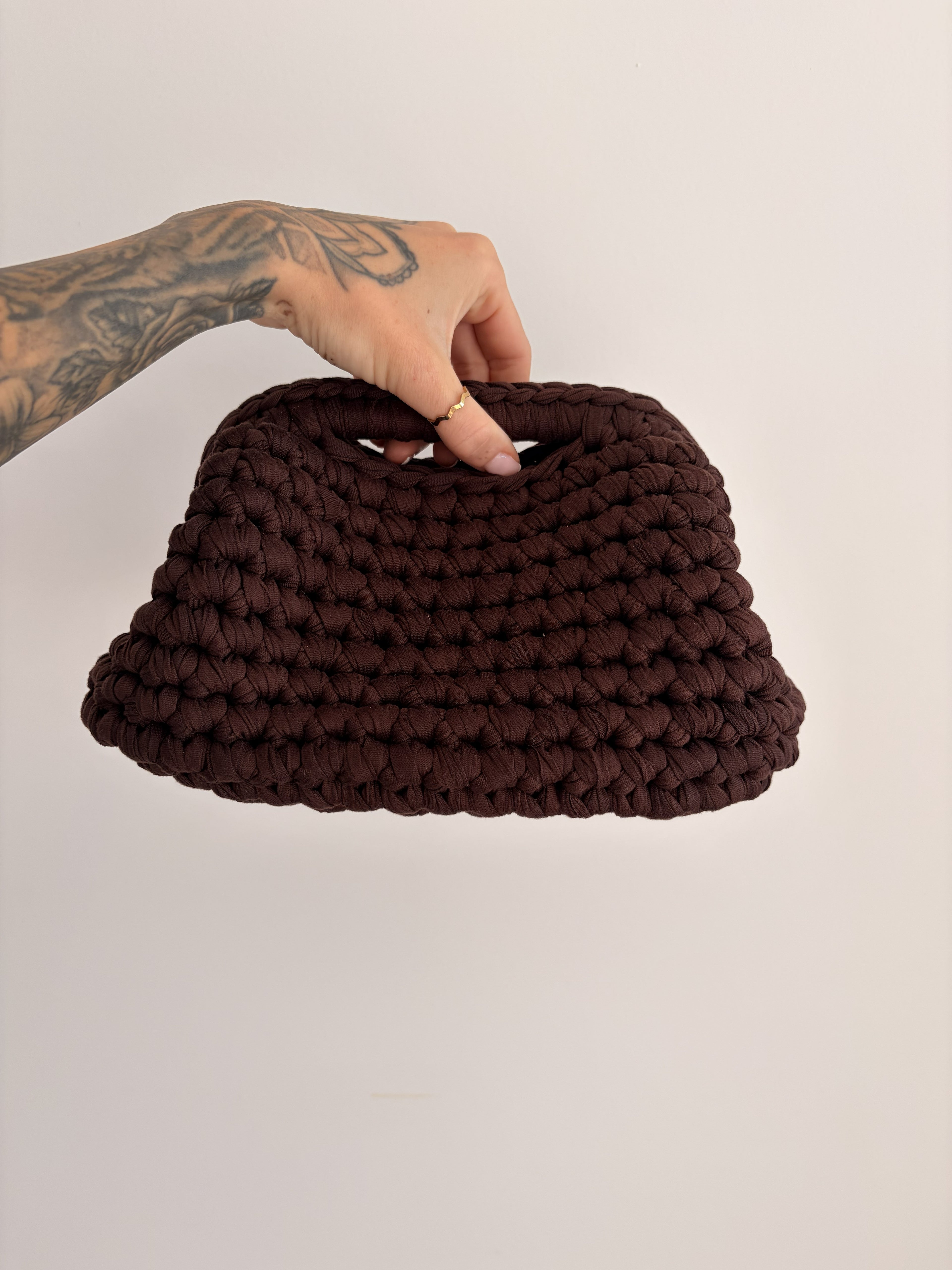 The Koda Clutch - Dark Brown